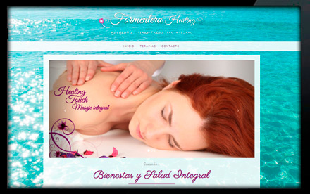Diseño web Formentera Healing